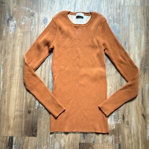 PH5 Burnt Orange Ribbed LongSleeved Sweater
